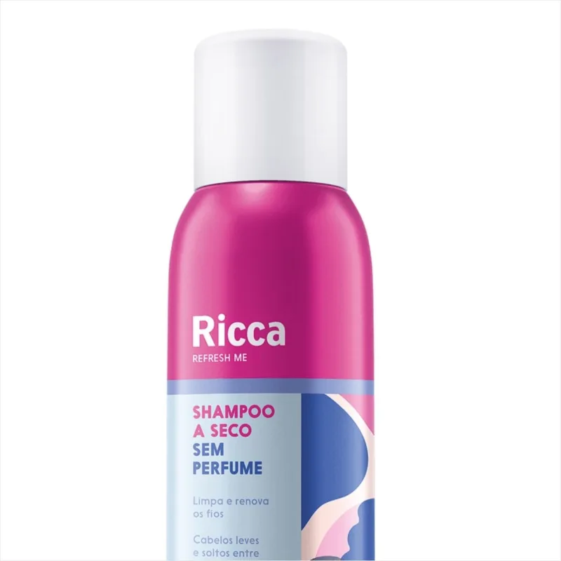 Kit Ricca Shampoo A Seco Sem Perfume 150ml 2 Unidades