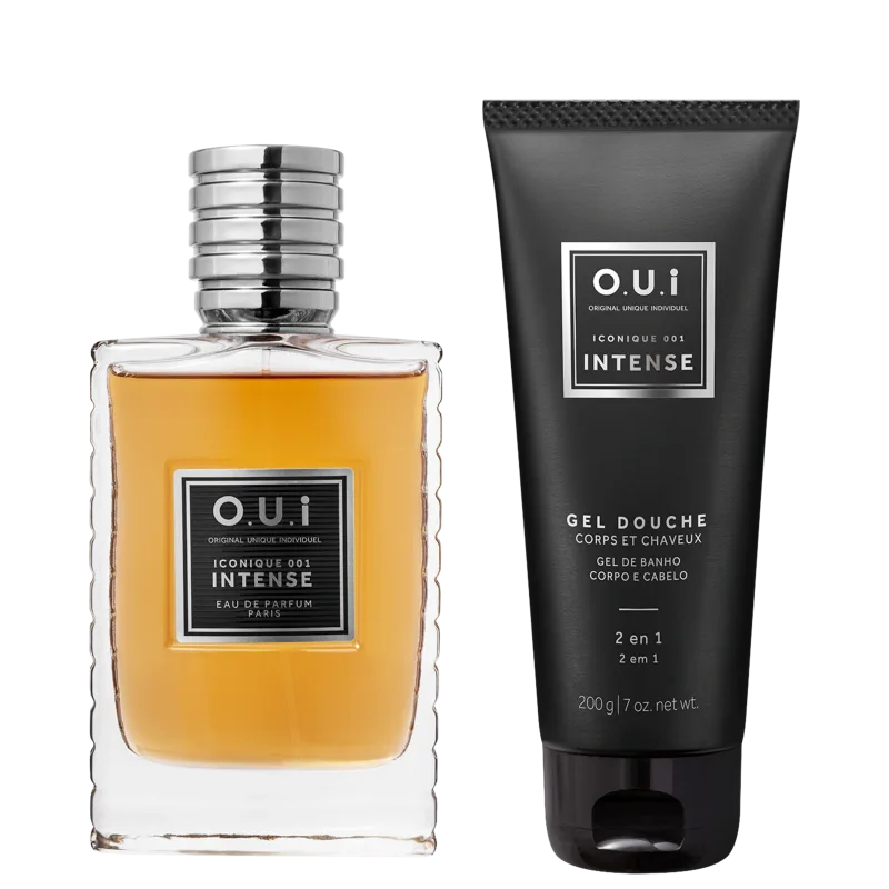 Combo Iconique 001 Intense: Eau De Parfum 75ml + Gel de Banho Corpo e Cabelo 2 em 1 200g