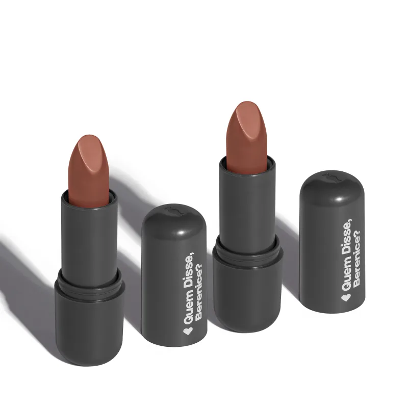 Combo Batom Nude Marrom 130  Efeito mate 3,8g (2 itens)