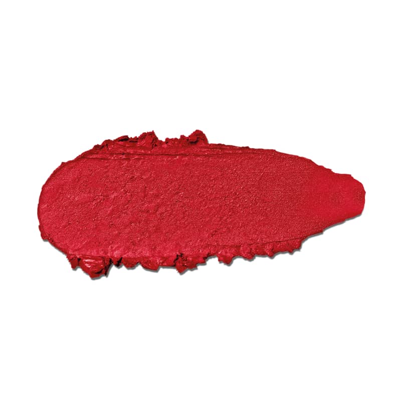 Imagem da textura vermelha vibrante, com aspecto semi matte e liso, espalhada sobre superfície plana.