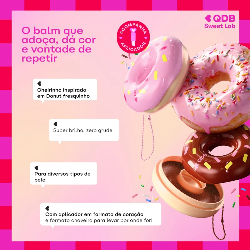 Gloss labial Marrom Chocolate Rush Bake & Balm Quem Disse, Berenice? 5ml
