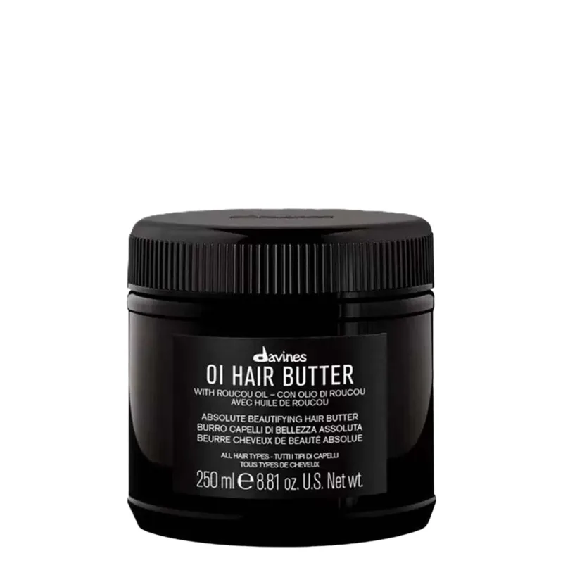 Kit Davines OI Shampoo 280ml + Condicionador 250ml + Hair Butter 250ml