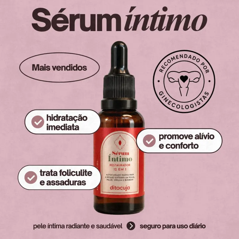 Kit Queridinhos Dita Cuja, Lub, Duo Revita e Sérum Íntimo