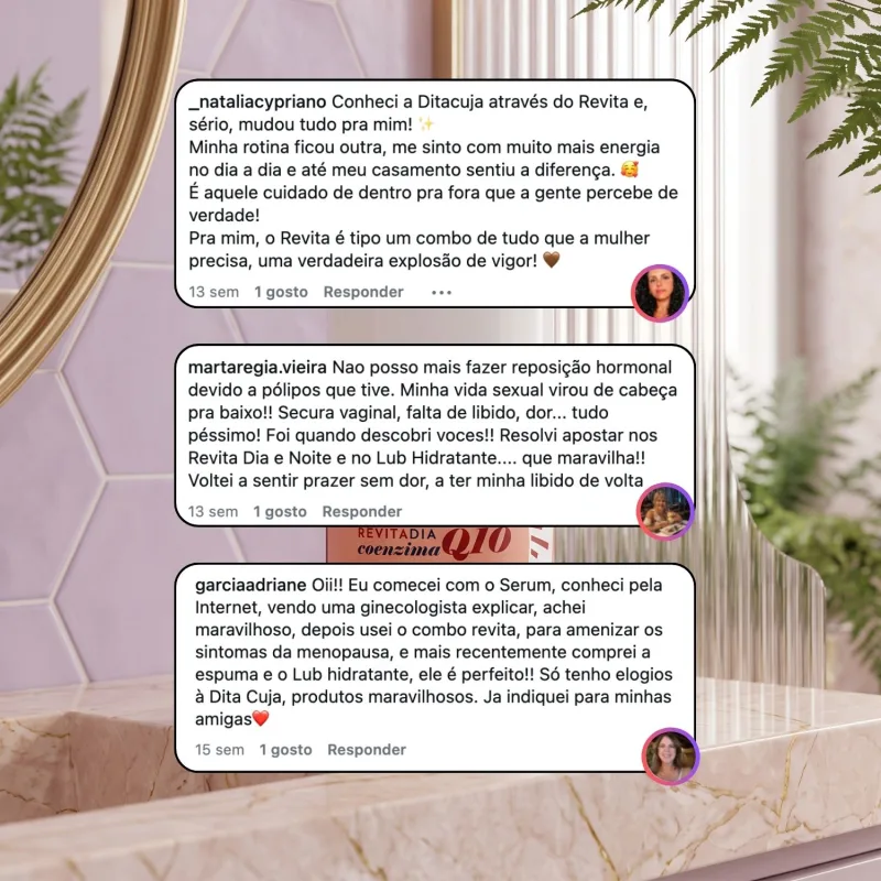 Kit Queridinhos Dita Cuja, Lub, Duo Revita e Sérum Íntimo