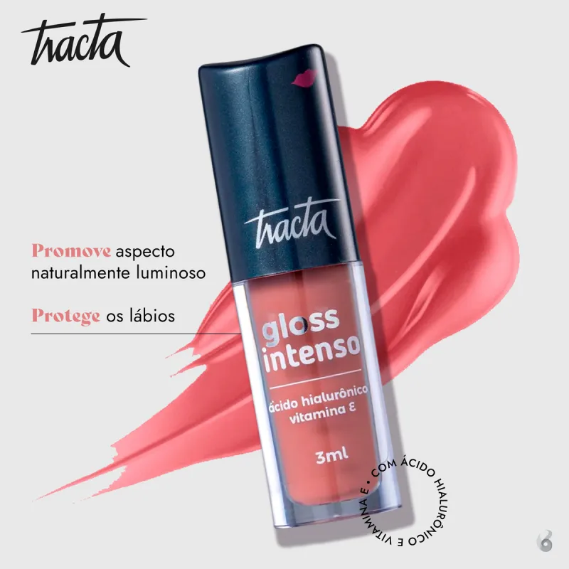 Tracta Intenso Segredo - Gloss Labial 3ml