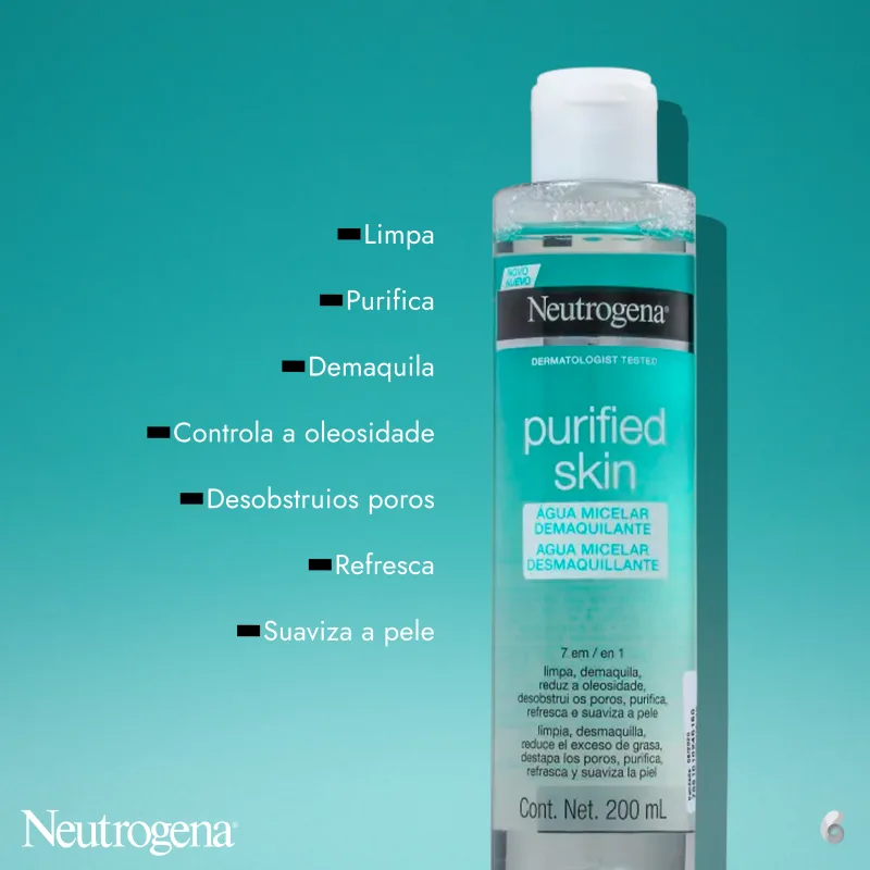 Neutrogena Purified Skin - Água Micelar 400ml