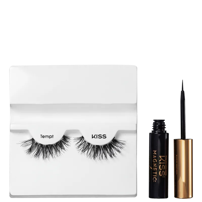 Kiss New York Magnetic Eyeliner K02 - Cílios Postiços Magnéticos