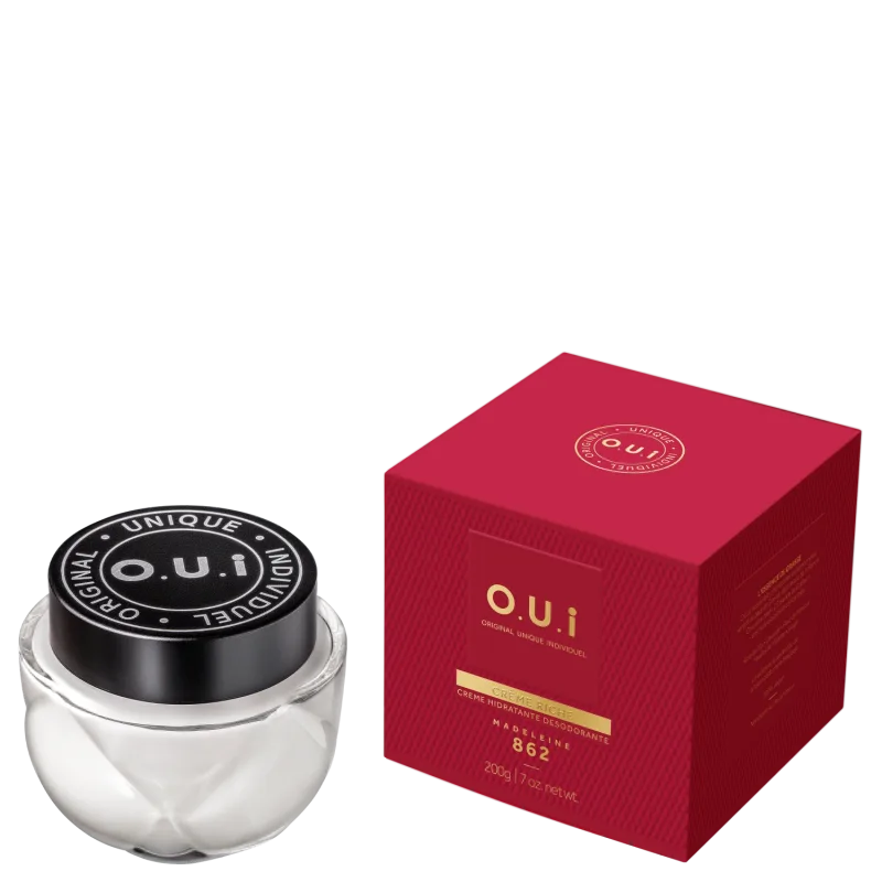 O.U.i Madeleine 862 - Creme Hidratante Desodorante Corporal 200g