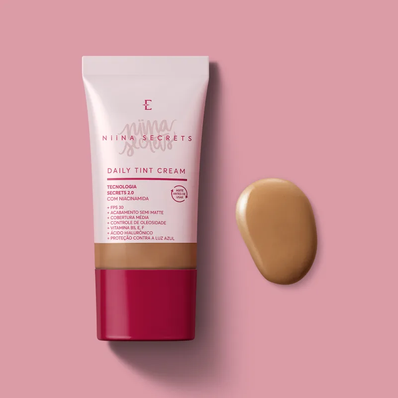 Eudora Niina Secrets Daily Tint Cream Cor 70 - Base Líquida 25ml