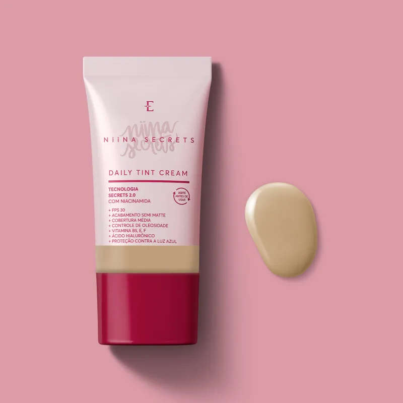 Eudora Niina Secrets Daily Tint Cream Cor 05 - Base Líquida 25ml