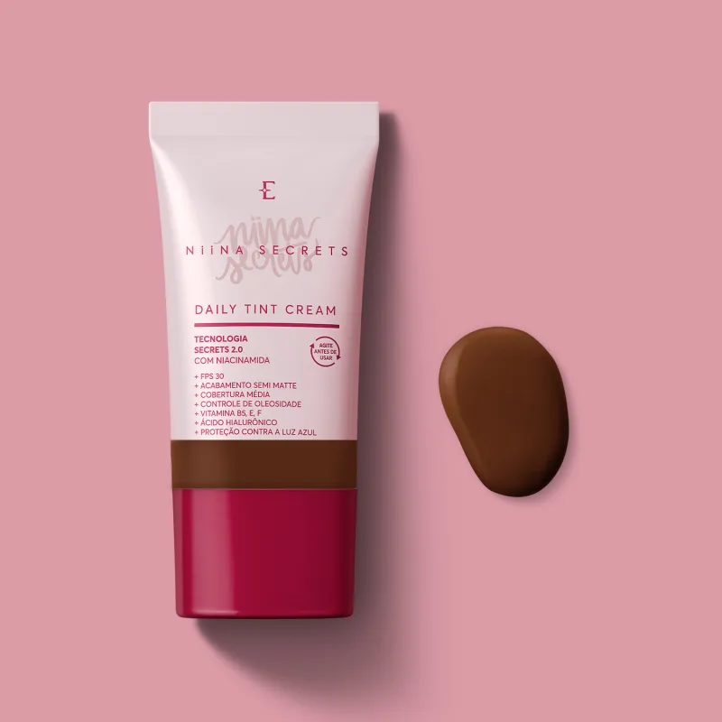 Eudora Niina Secrets Daily Tint Cream Cor 100 - Base Líquida 25ml