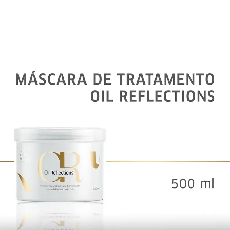 Kit Wella Professionals Oil Reflections Shampoo Máscara Válvula (3 produtos)