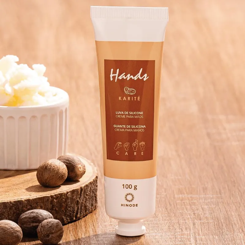 Luva De Silicone Karité Creme Para As Mãos Hands 100g