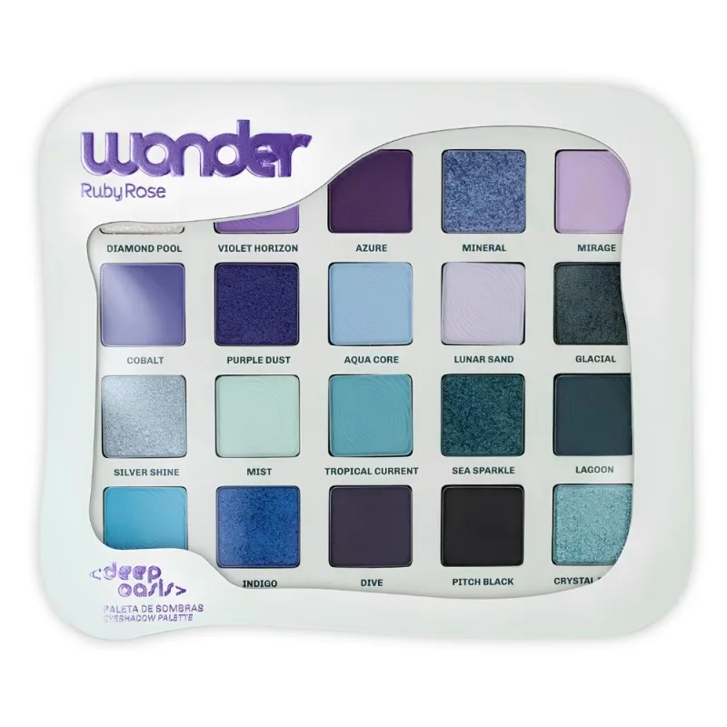 Paleta De Sombras Ruby Rose Wonder Deep Oasis Hb-e2211