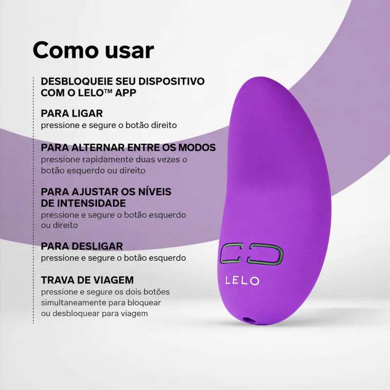 NEA Vibrador Feminino de Clitóris com Aplicativo LELO Originals