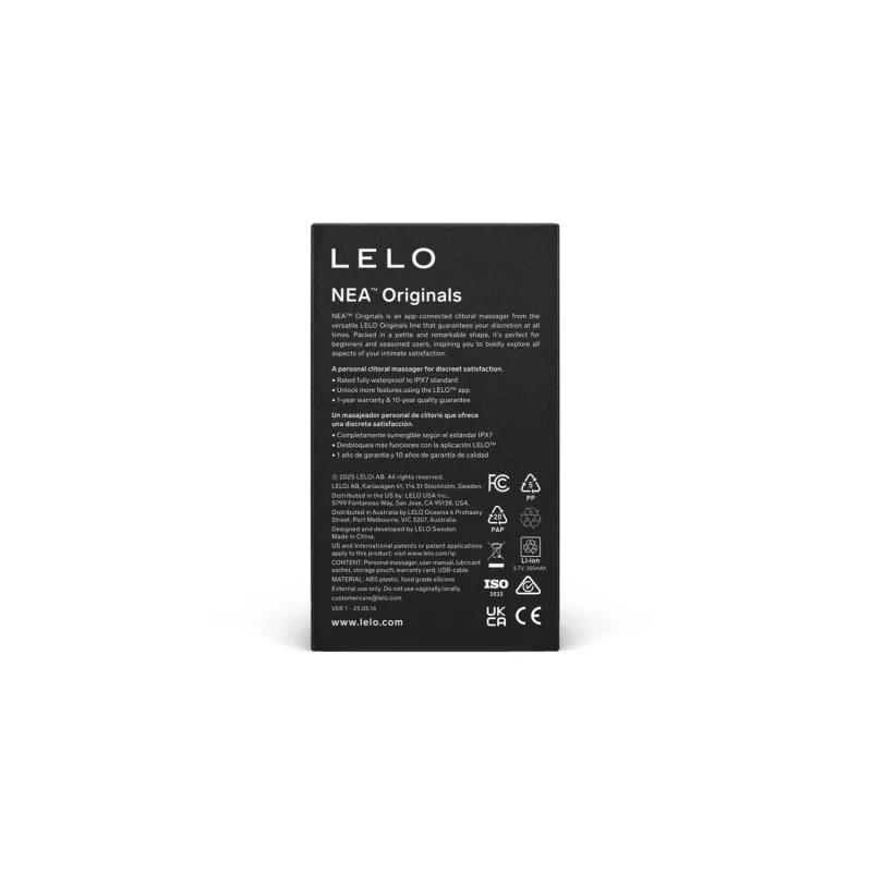 NEA Vibrador Feminino de Clitóris com Aplicativo LELO Originals