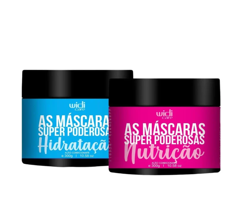 Kit Widi Care Máscaras Super Poderosas Hidratação e Nutrição