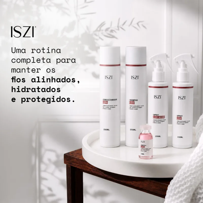 Kit Liso ISZI - Antifrizz e Alinhamento