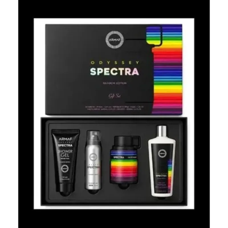 Kit Odyssey Spectra Armaf Eau de Parfum + Body +Gel +Shampoo Masculino -100 ml