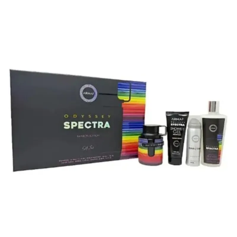 Kit Odyssey Spectra Armaf Eau de Parfum + Body +Gel +Shampoo Masculino -100 ml