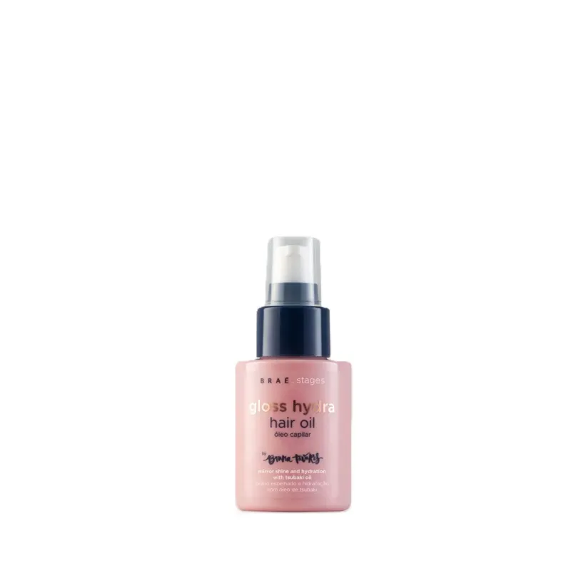 Kit Braé Stages by Bruna Tavares Gloss Hydra Shampoo 1L + Máscara 500g + Óleo 60ml