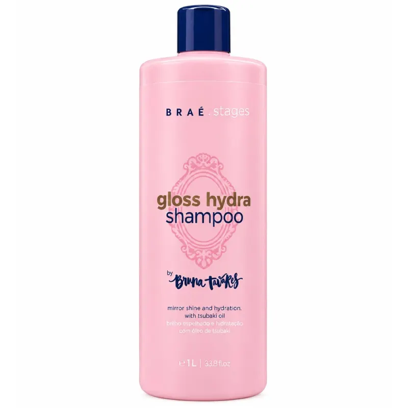 Kit Braé Stages by Bruna Tavares Gloss Hydra Shampoo & Condicionador 1L + Máscara 500g