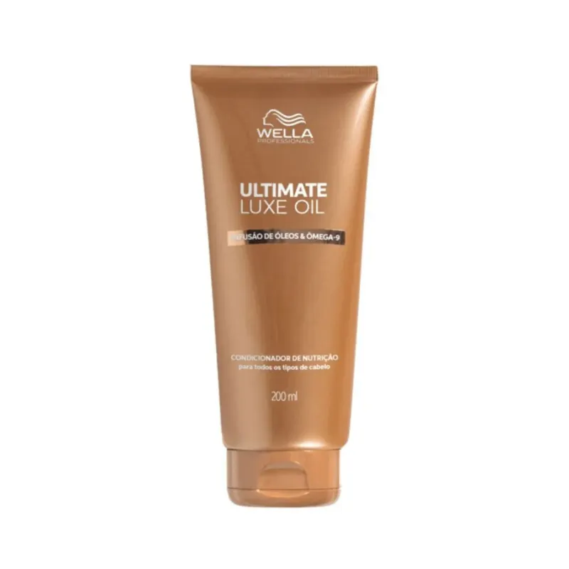 Kit Wella Ultimate Luxe Oil - Shampoo 250ml + Condicionador 200ml + Óleo 30ml
