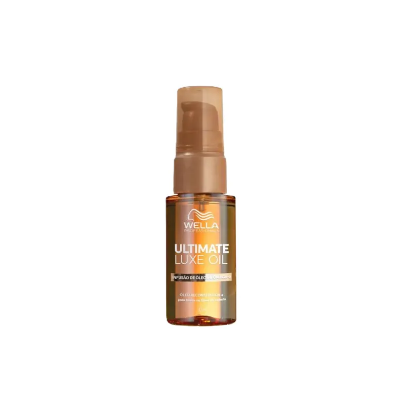 Kit Wella Ultimate Luxe Oil - Shampoo & Condicionador 1L + Máscara 500ml + Óleo 30ml