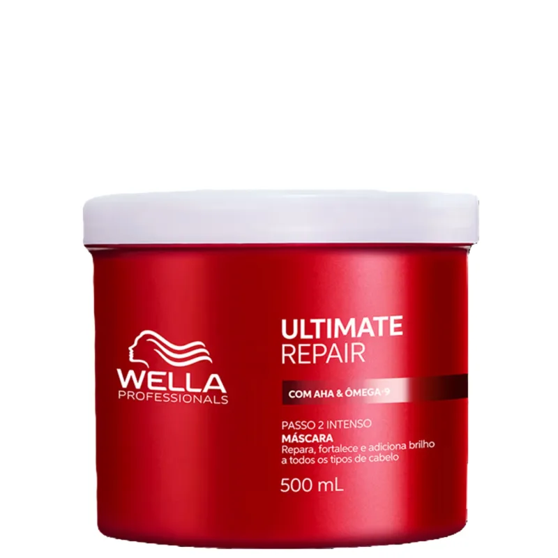 Kit Wella Ultimate Repair - Shampoo 1L + Máscara 500ml + Miracle Leave-In 30ml