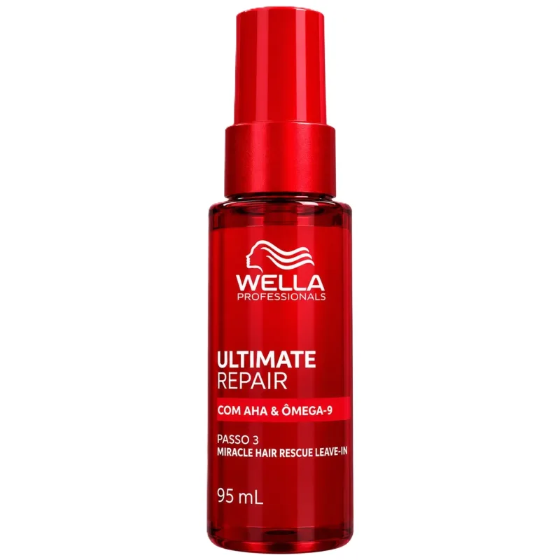 Kit Wella Ultimate Repair - Shampoo 1L + Máscara 500ml + Miracle Leave-In 95ml + 5 em 1 Protective 95ml