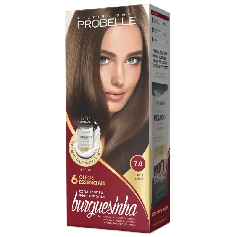 TINTURA BURGUESINHA SEM AMÔNIA TOM: 1.110 - PRETO INT PROF