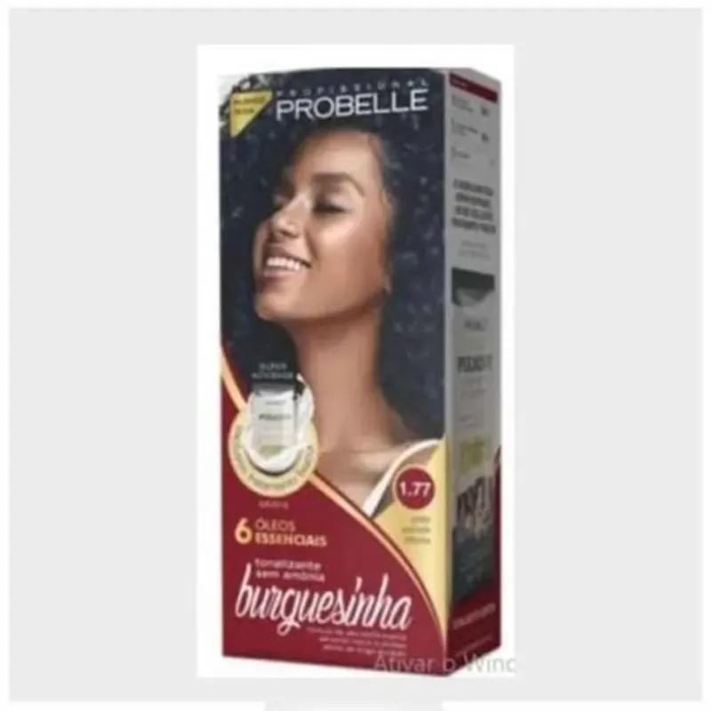TINTURA BURGUESINHA SEM AMÔNIA TOM: 1.77