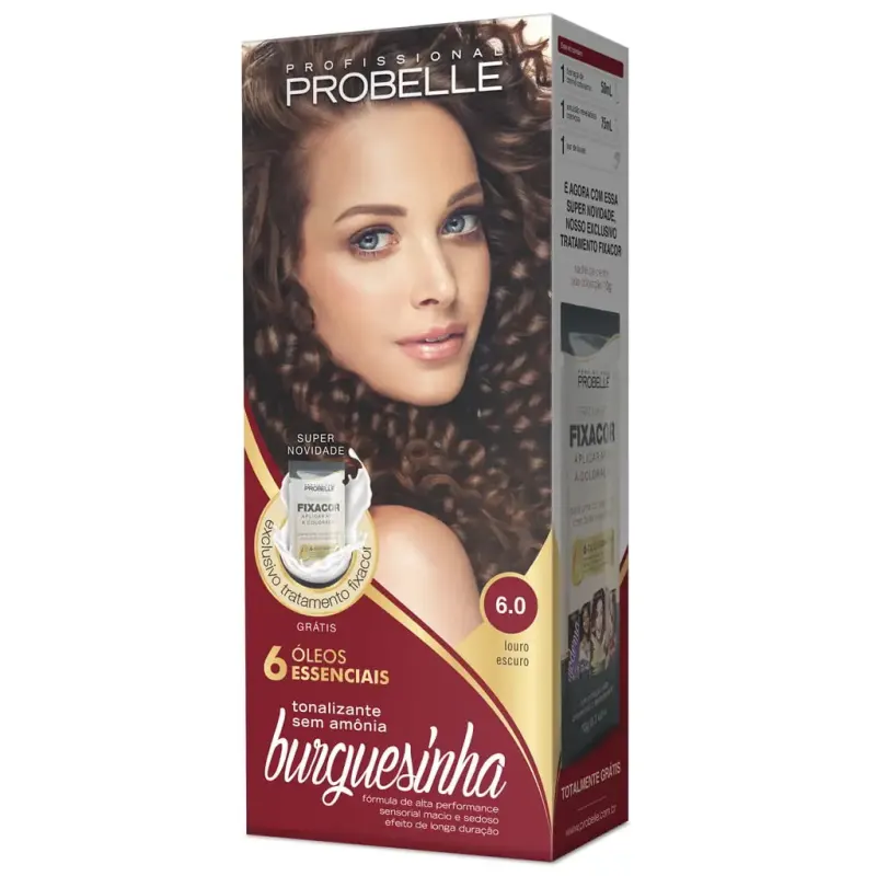 TINTURA BURGUESINHA SEM AMÔNIA TOM: 1.77