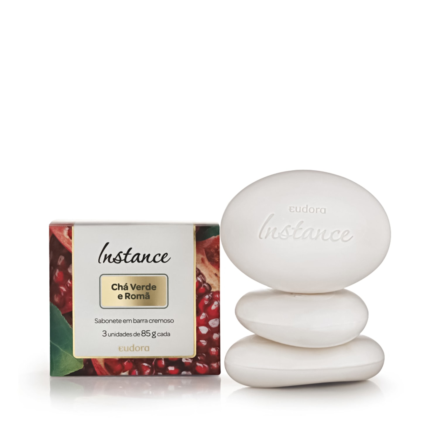 Sabonete em Barra Chá Verde e Romã Instance 3x85g
