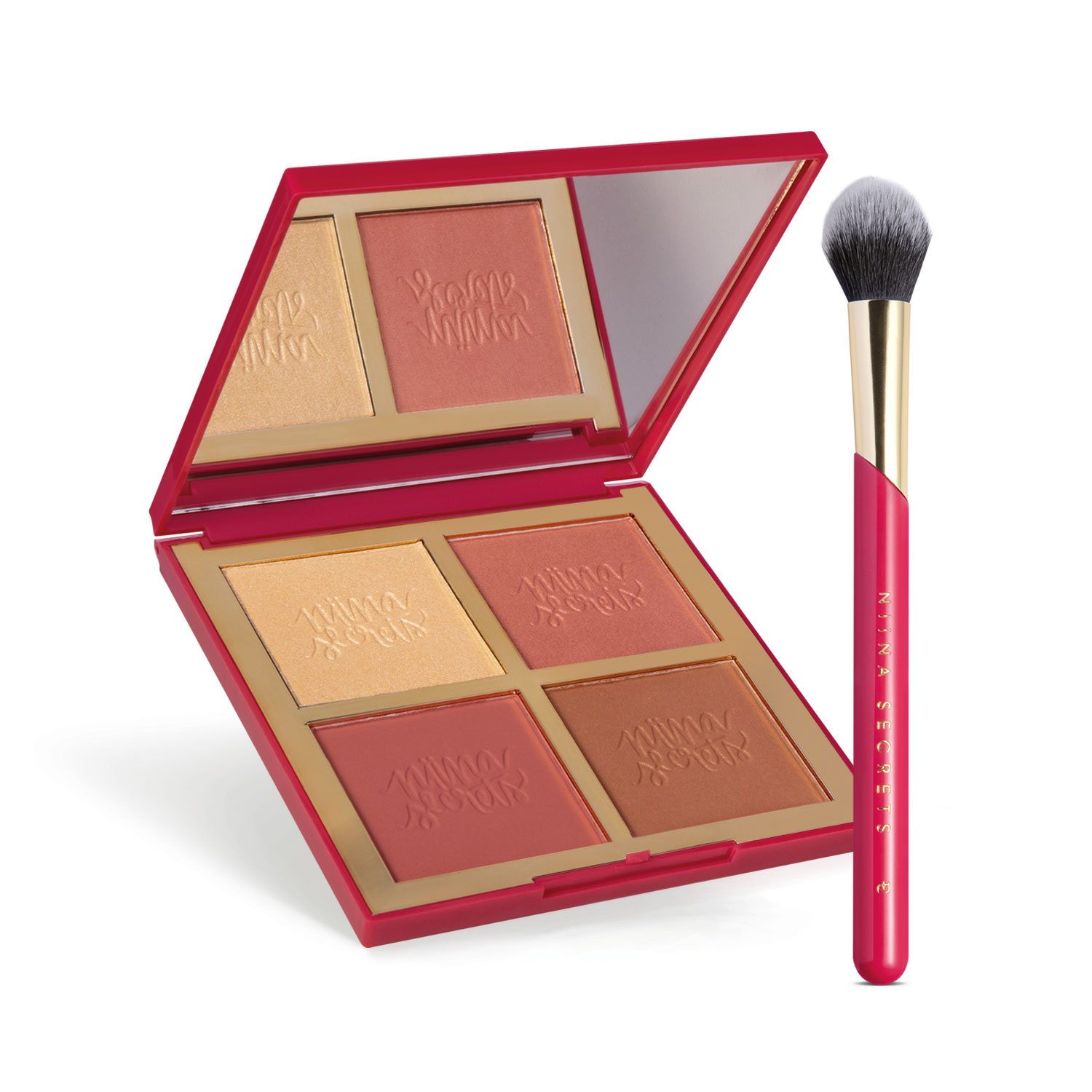 Combo Niina Secrets: Palette Multifuncional Luminous + Pincel para Sombras