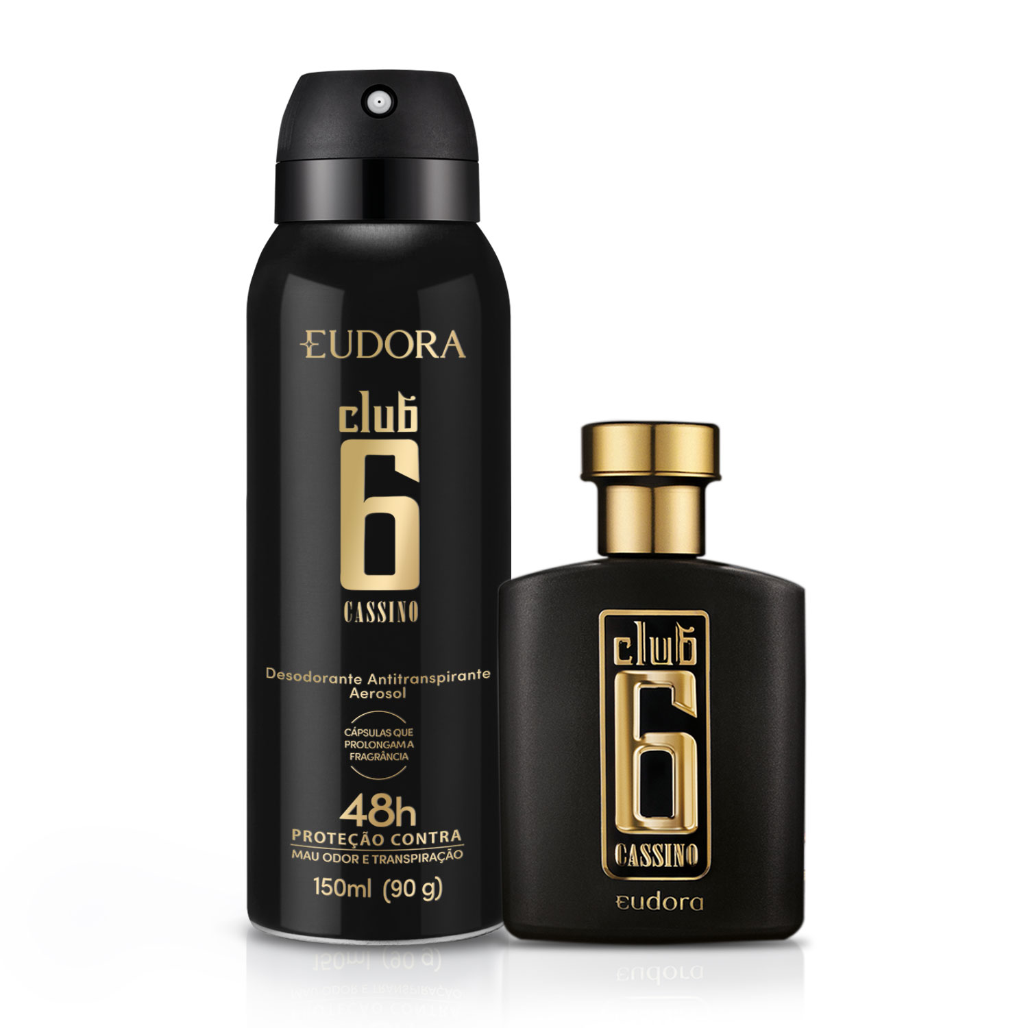 Combo Club 6 Cassino: Desodorante Colônia 95ml+ Desodorante Antitranspirante Aerosol 150ml