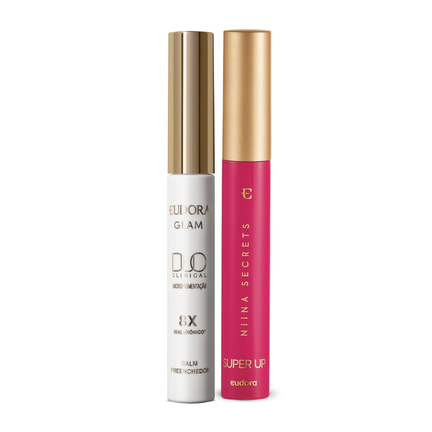 Combo Balm Preenchedor Glam Duo 4,5g + Máscara Para Cílios Super Up 8g