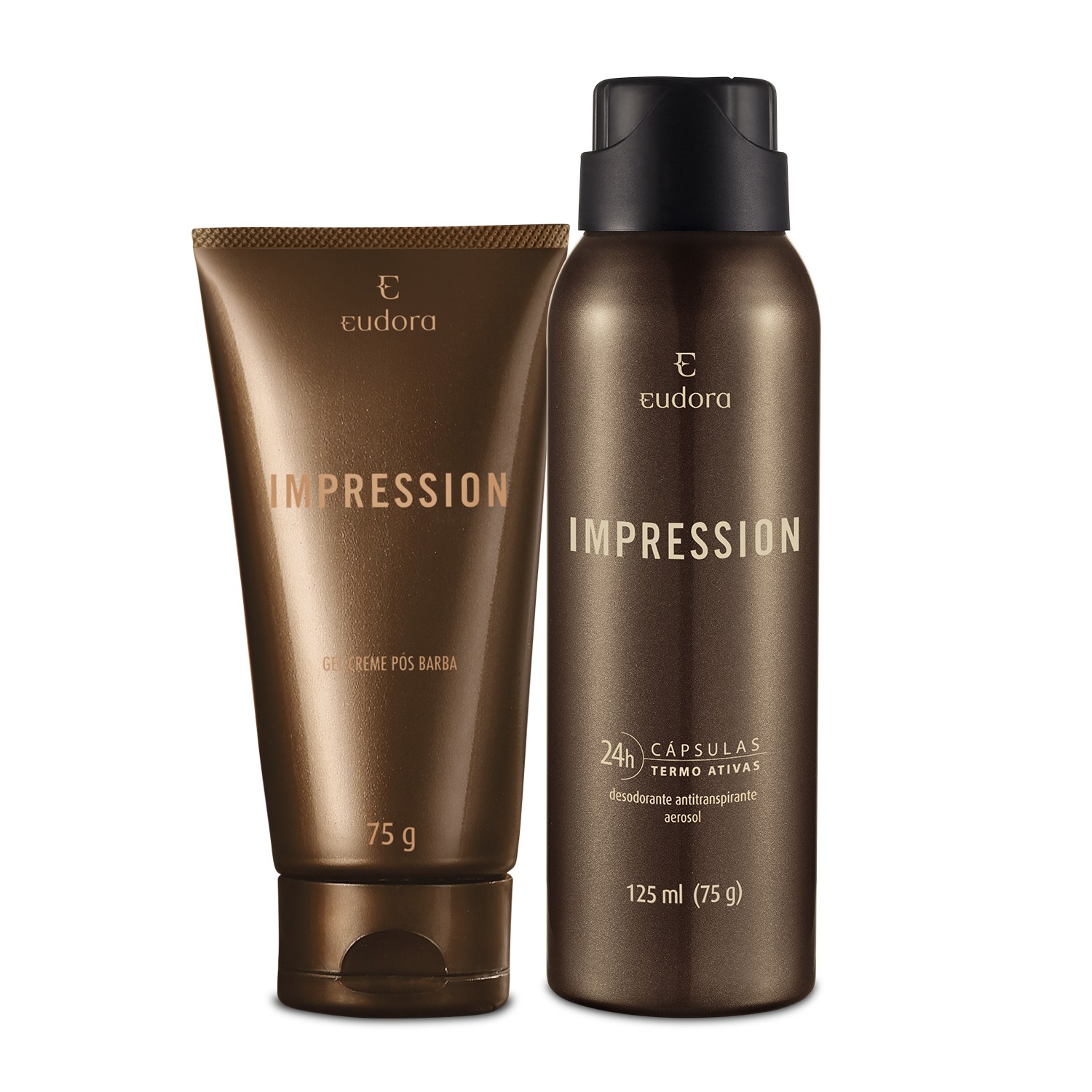 Combo Impression: Desodorante Aerossol 125ml + Gel Pós Barba 75g