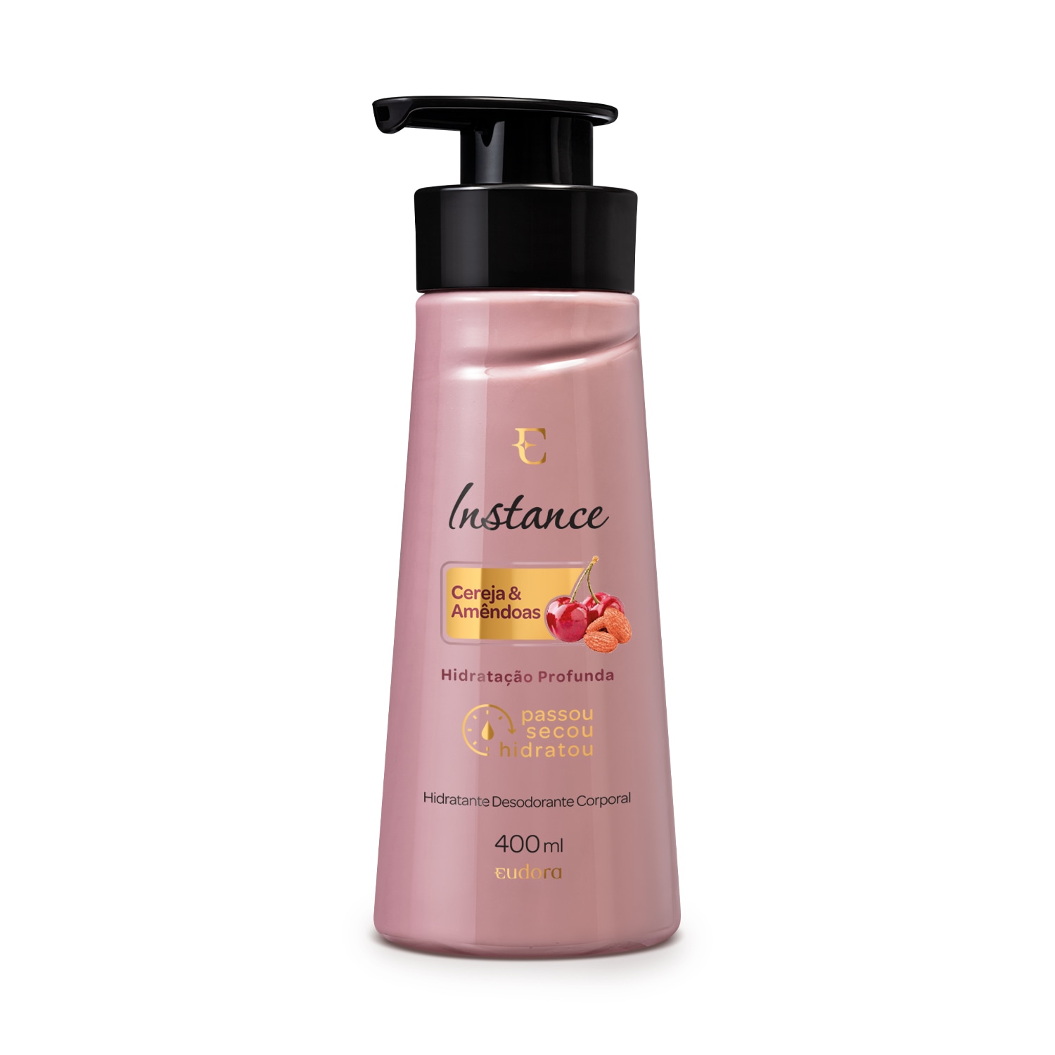 Hidratante Desodorante Corporal Instance Cereja e Amêndoas 400ml