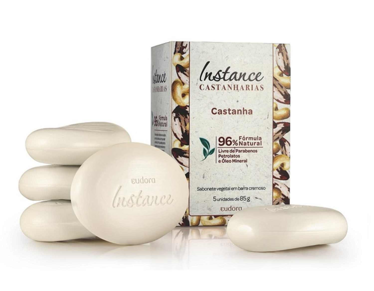 Sabonete em Barra Instance Castanharias Castanha 5x85g