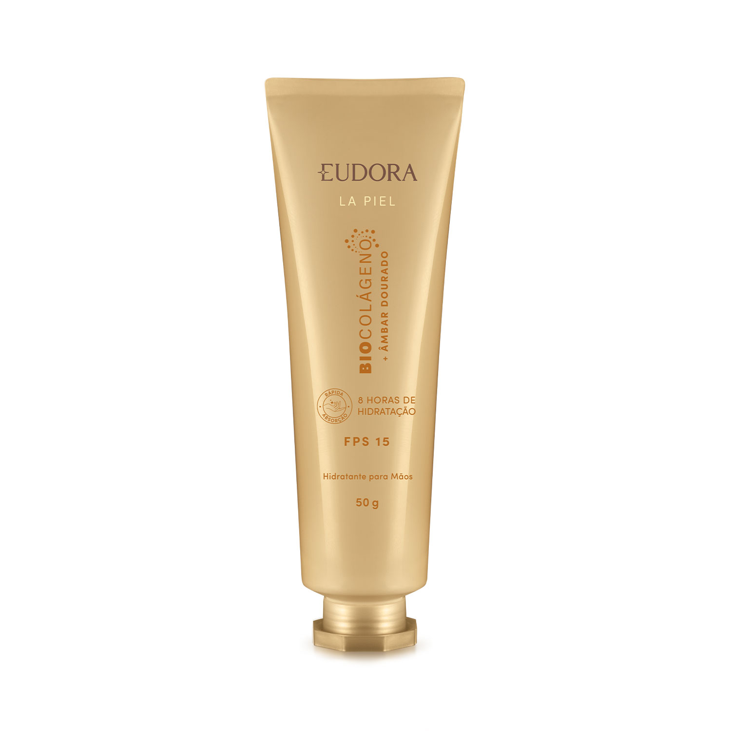 Creme Hidratante para Mãos FPS 15 La Piel Âmbar Dourado 50g