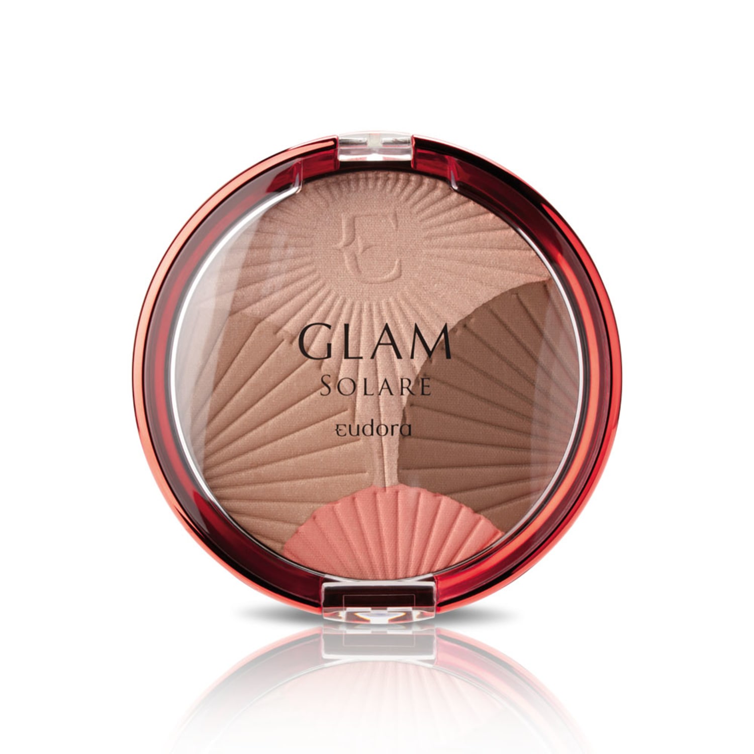 Bronzer em Pó 4 em 1 Eudora Glam Solare 16g