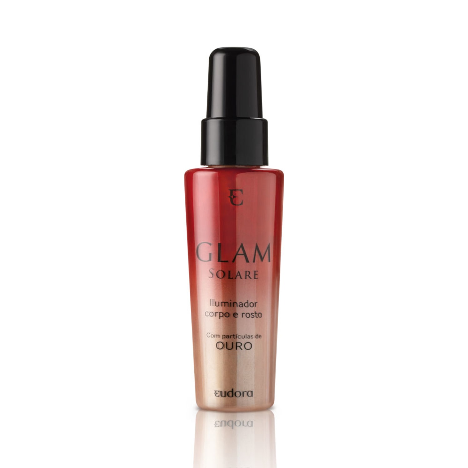 Iluminador Líquido Corpo e Rosto Eudora Glam Solare 50ml