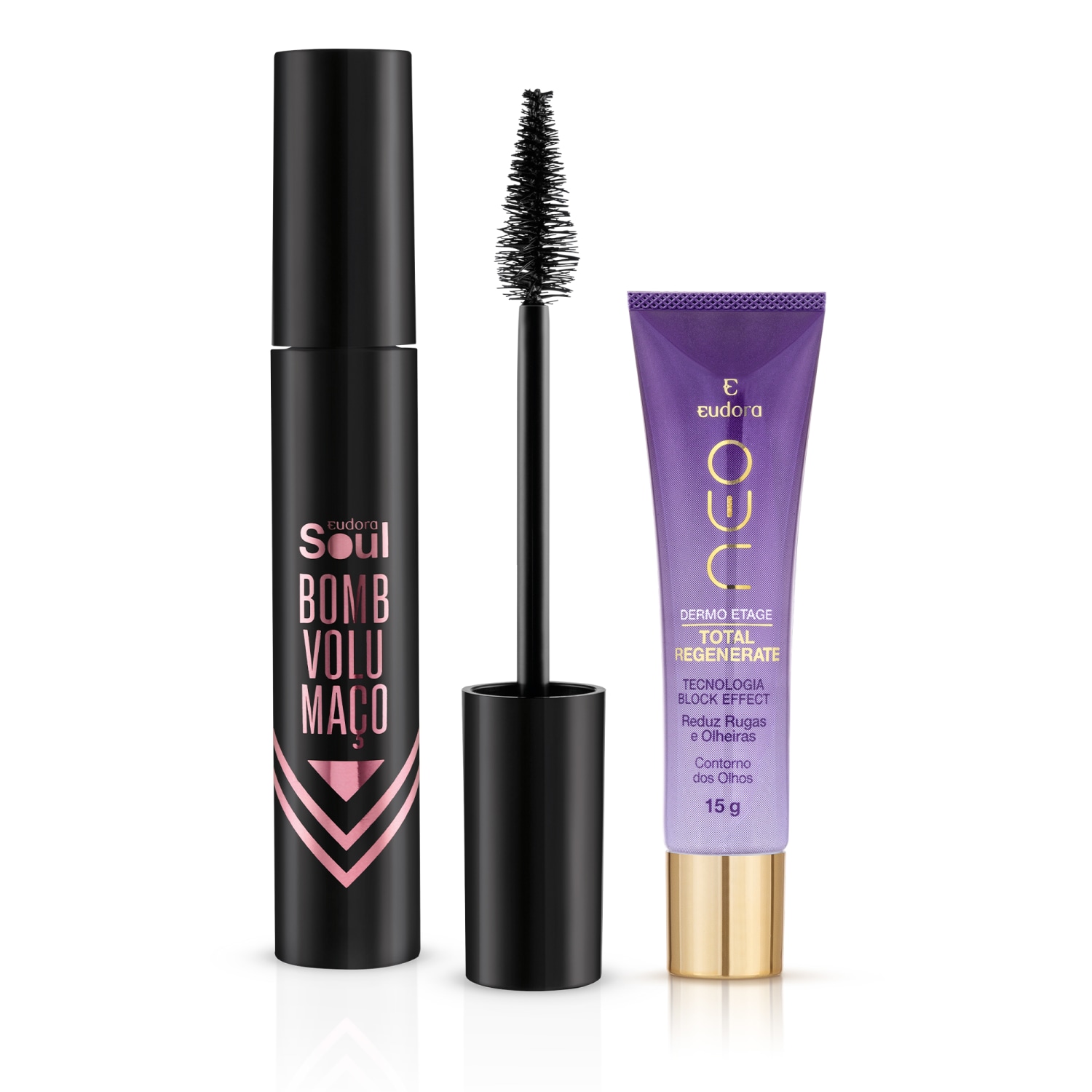 Kit Máscara Para Cílios Bomb Volumaço + Neo Contorno dos Olhos