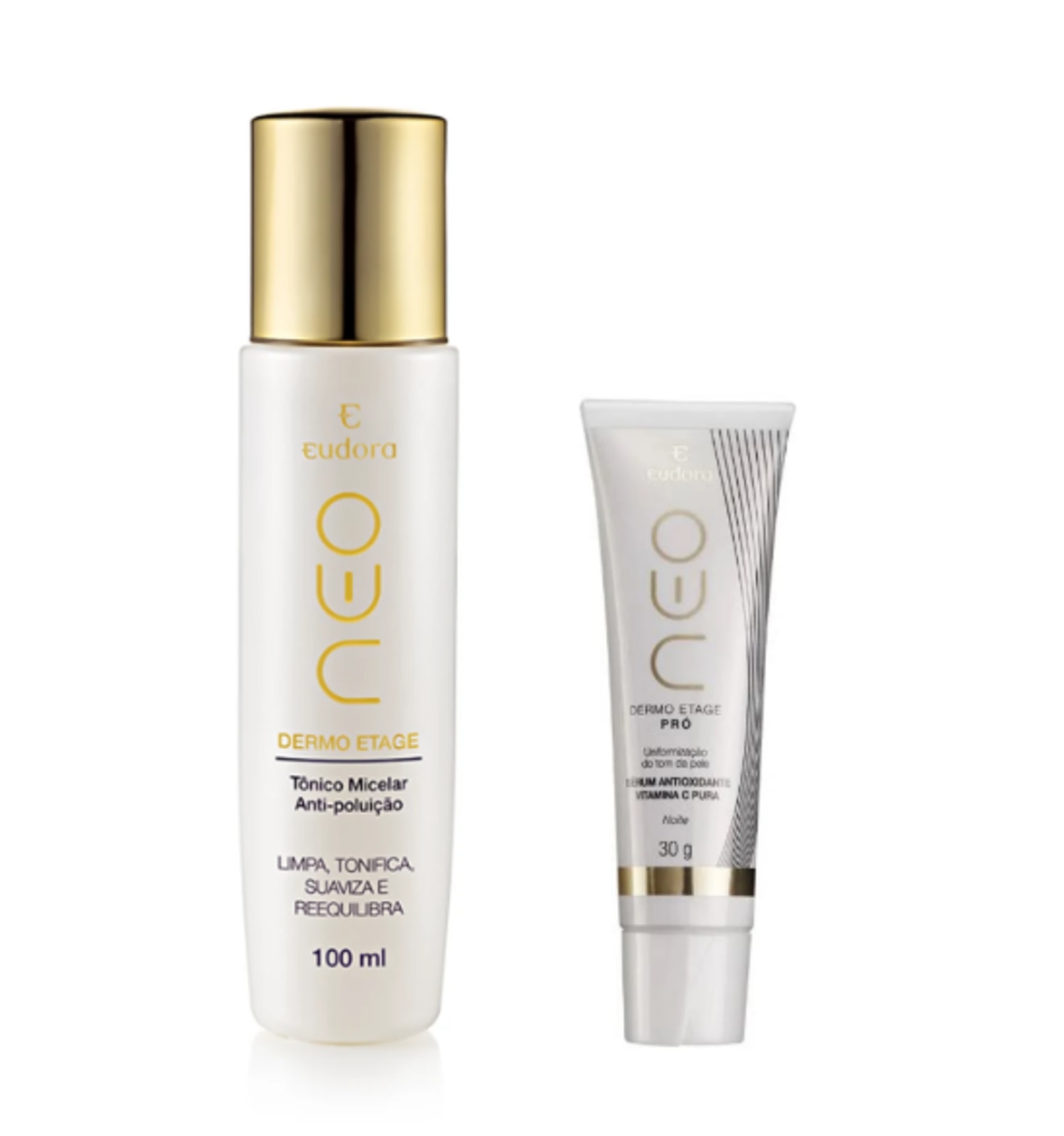 Kit Neo Dermo Etage Sérum Antioxidante Vitamina C Pura Neo + Solução Micelar