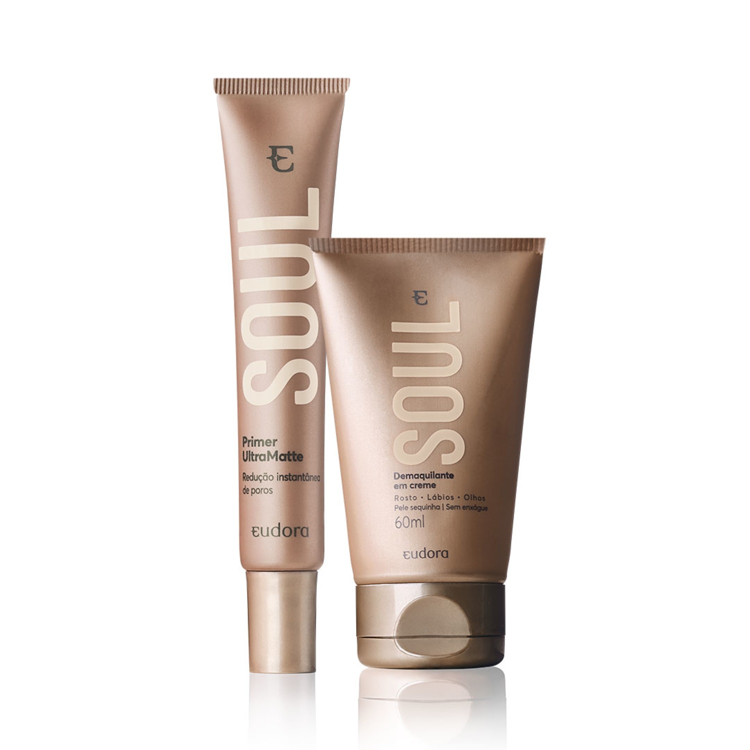 Kit Soul Demaquilante em creme + Primer Facial Ultra Matte