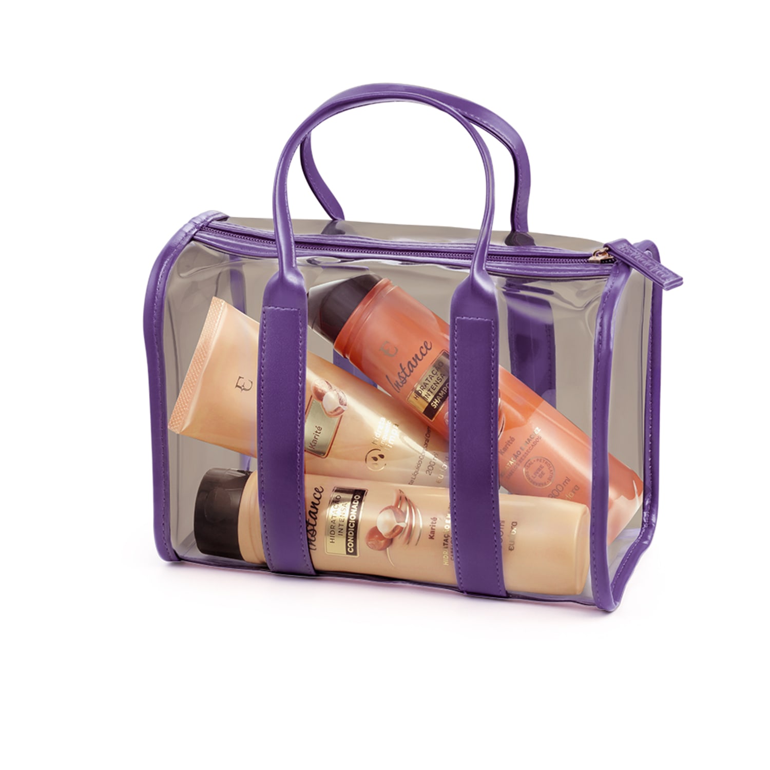 Kit Cabelos + Corpo Instance Karité + Frasqueira