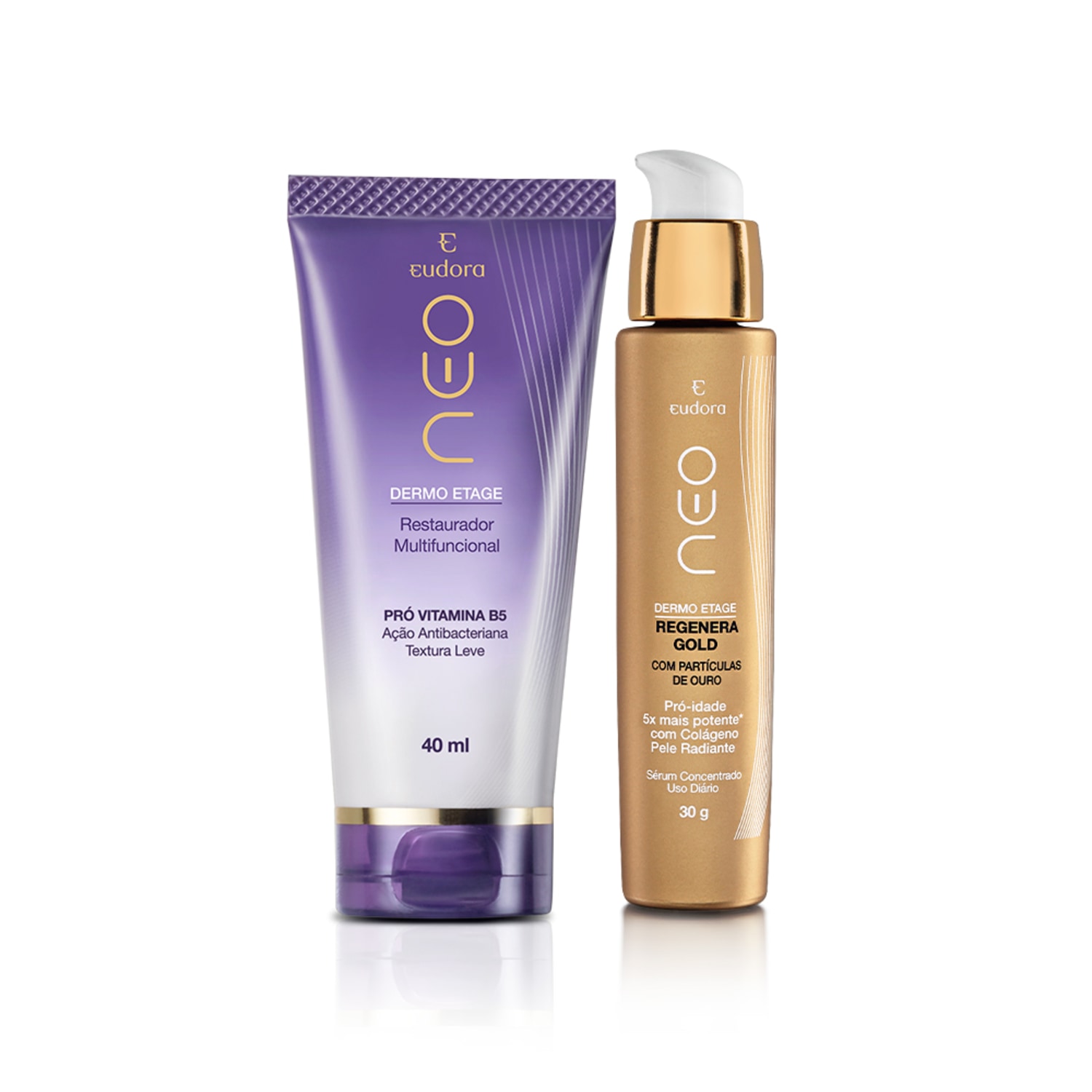 Kit Neo Dermo Etage Restaurador Multifuncional + Serum Facil Gold Total Regenerate