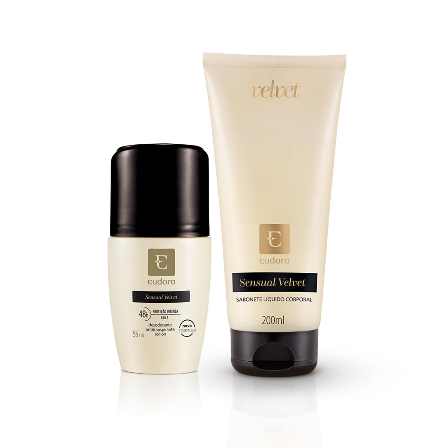 Kit Sensual Velvet Desodorante Antitranspirante + Sabonete Líquido