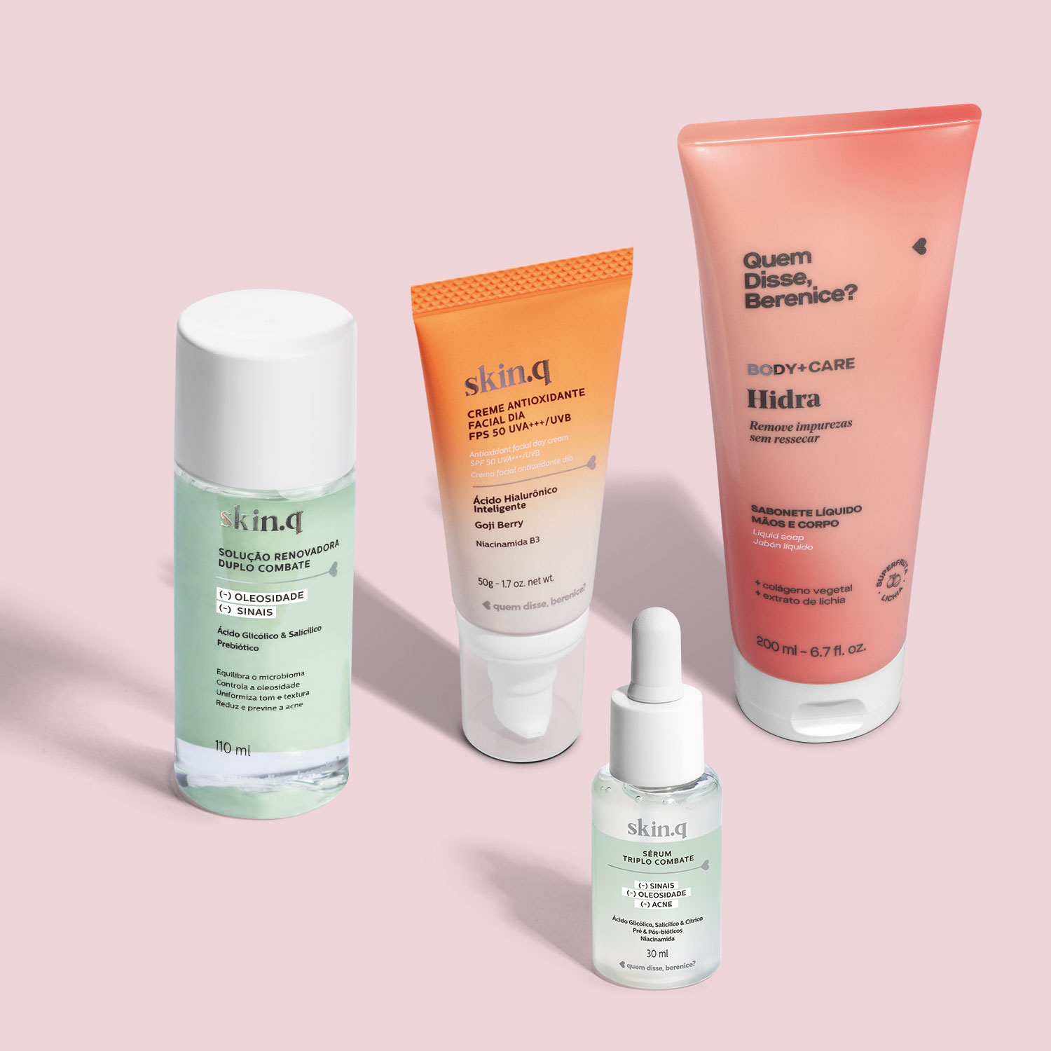 Combo Skincare e Body Care (4 itens)